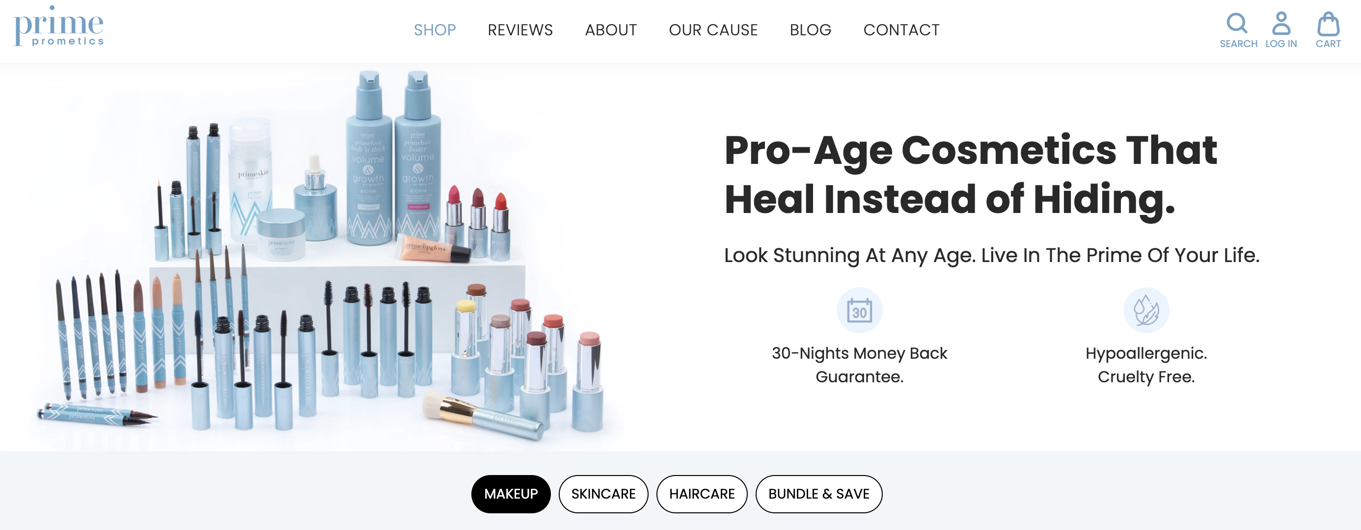 PRIME PROMETICS affiliate program signup page